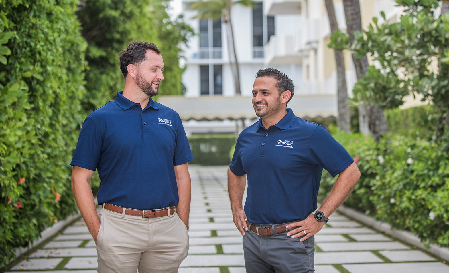Professional branding headshot with skyline in West Palm Beach